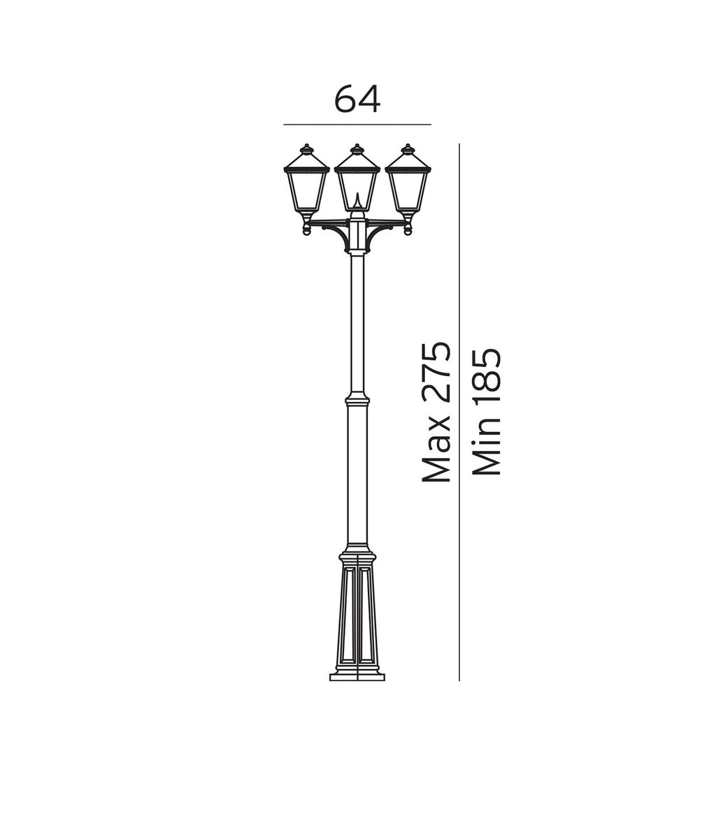 London 3lt Pole Light