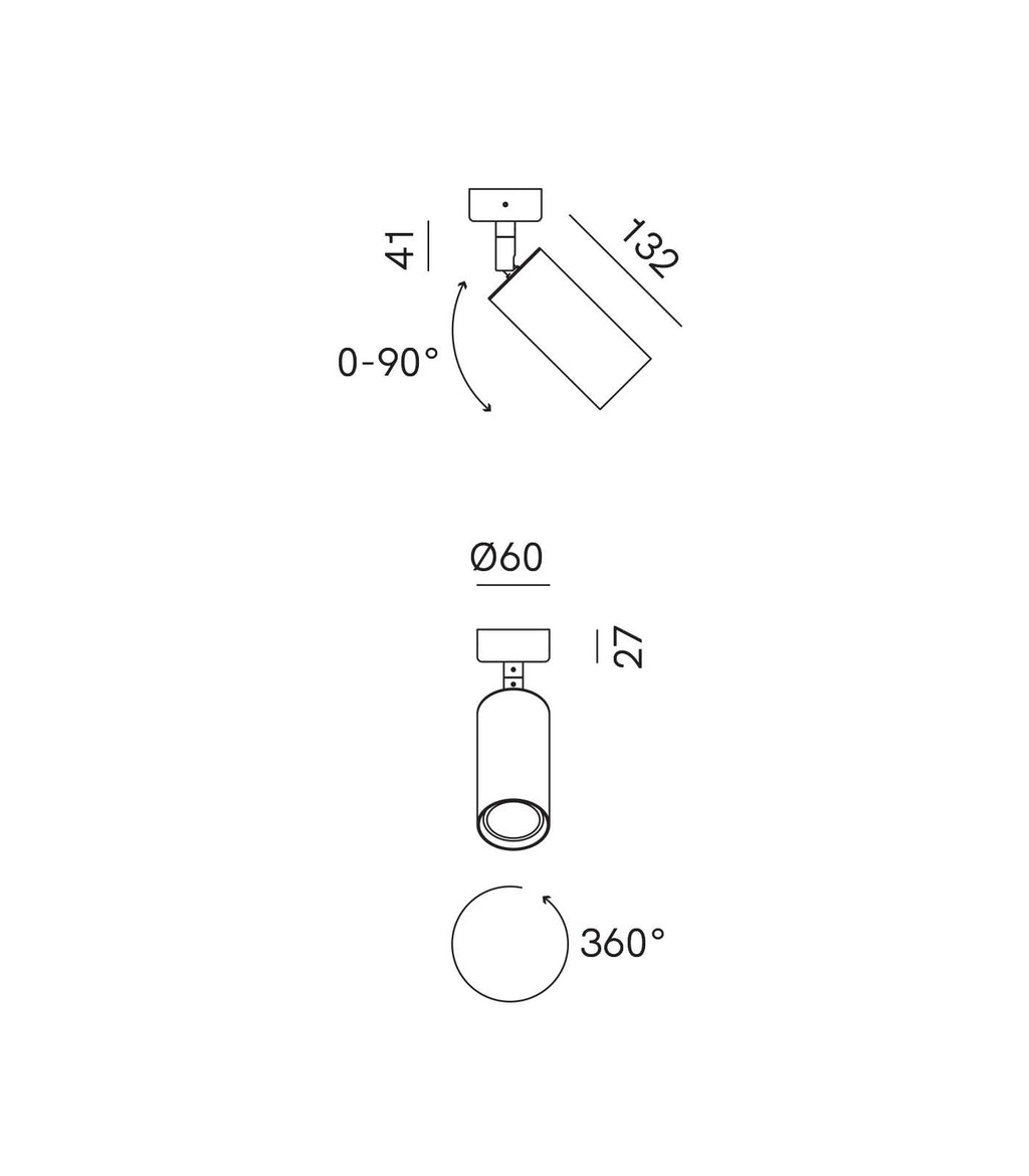Girasoli Semi-Flush Ceiling Light