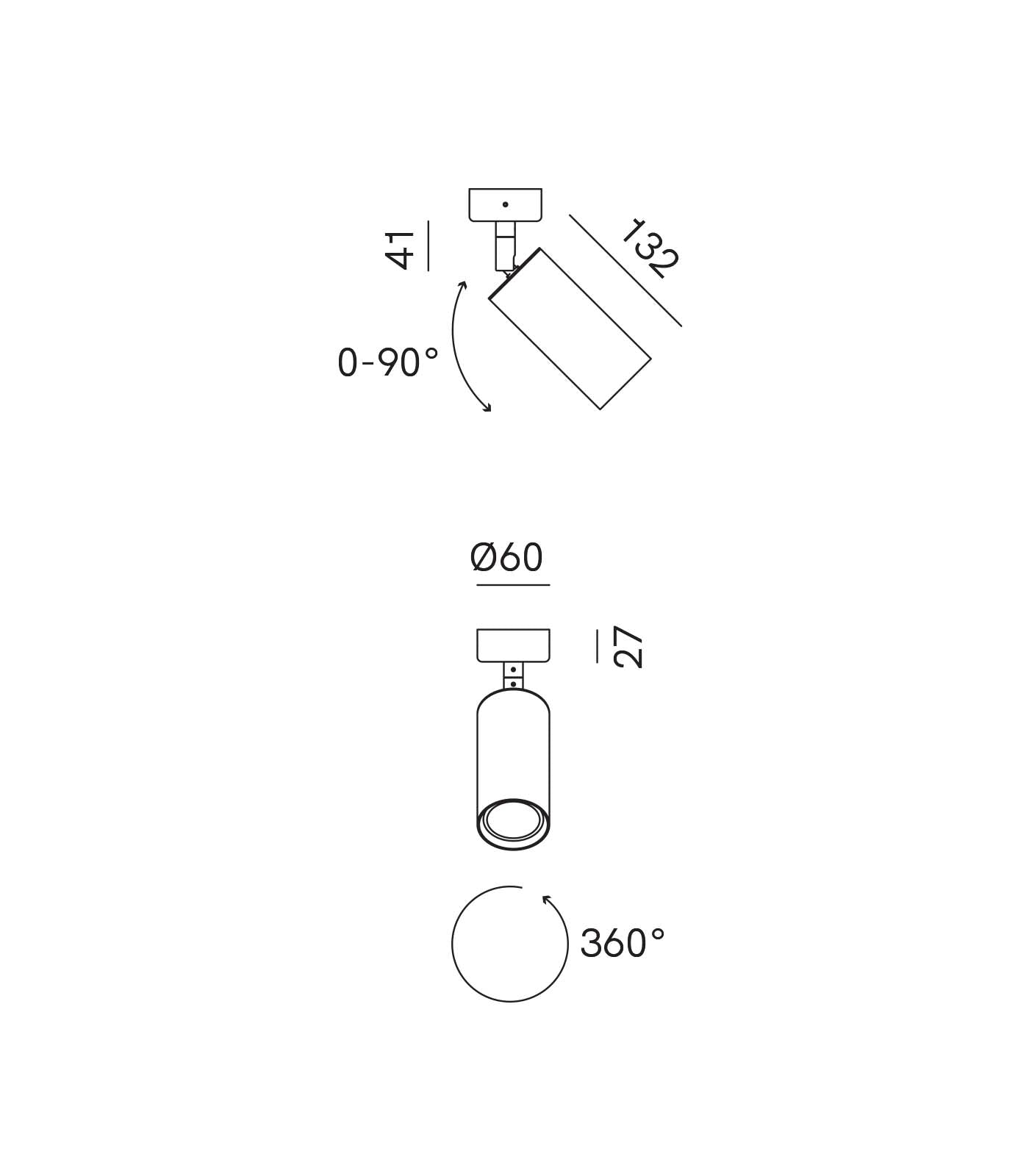 Girasoli Semi-Flush Ceiling Light
