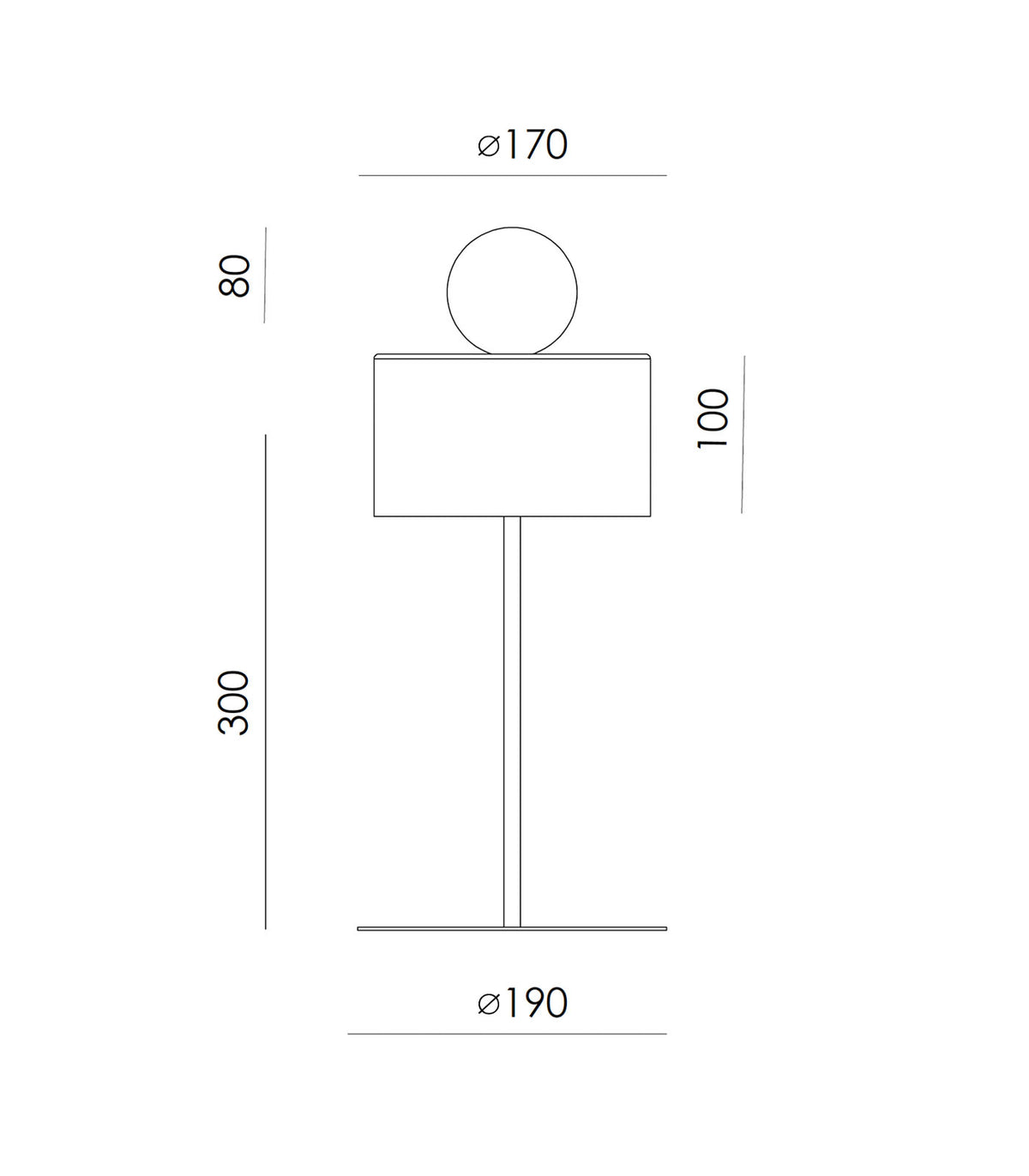 Curn Table Lamp