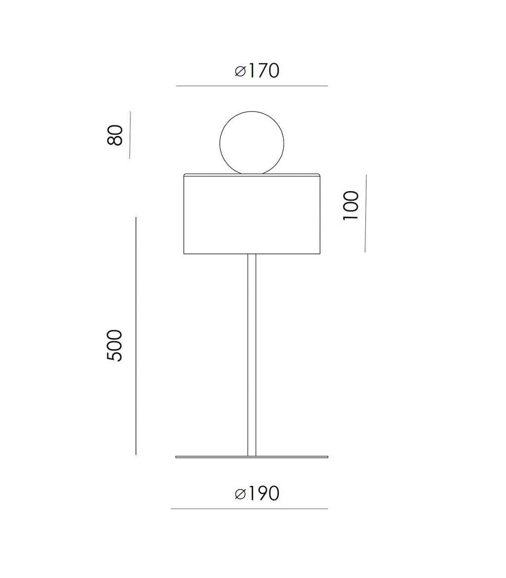 Curn Table Lamp