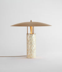 Luna Capiz Table Lamp