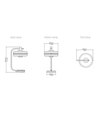 Brushed Brass/Satin Dove / Medium - Additional Image