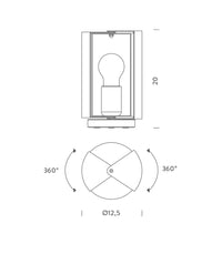 Pivotante à Poser Table Lamp