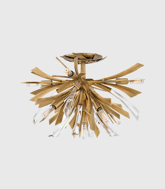 Vida 9lt Semi-Flush Ceiling Light