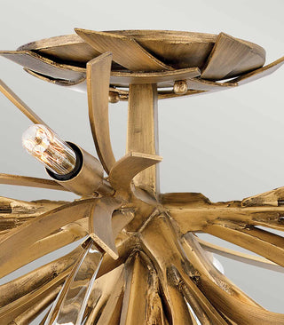 Vida 9lt Semi-Flush Ceiling Light