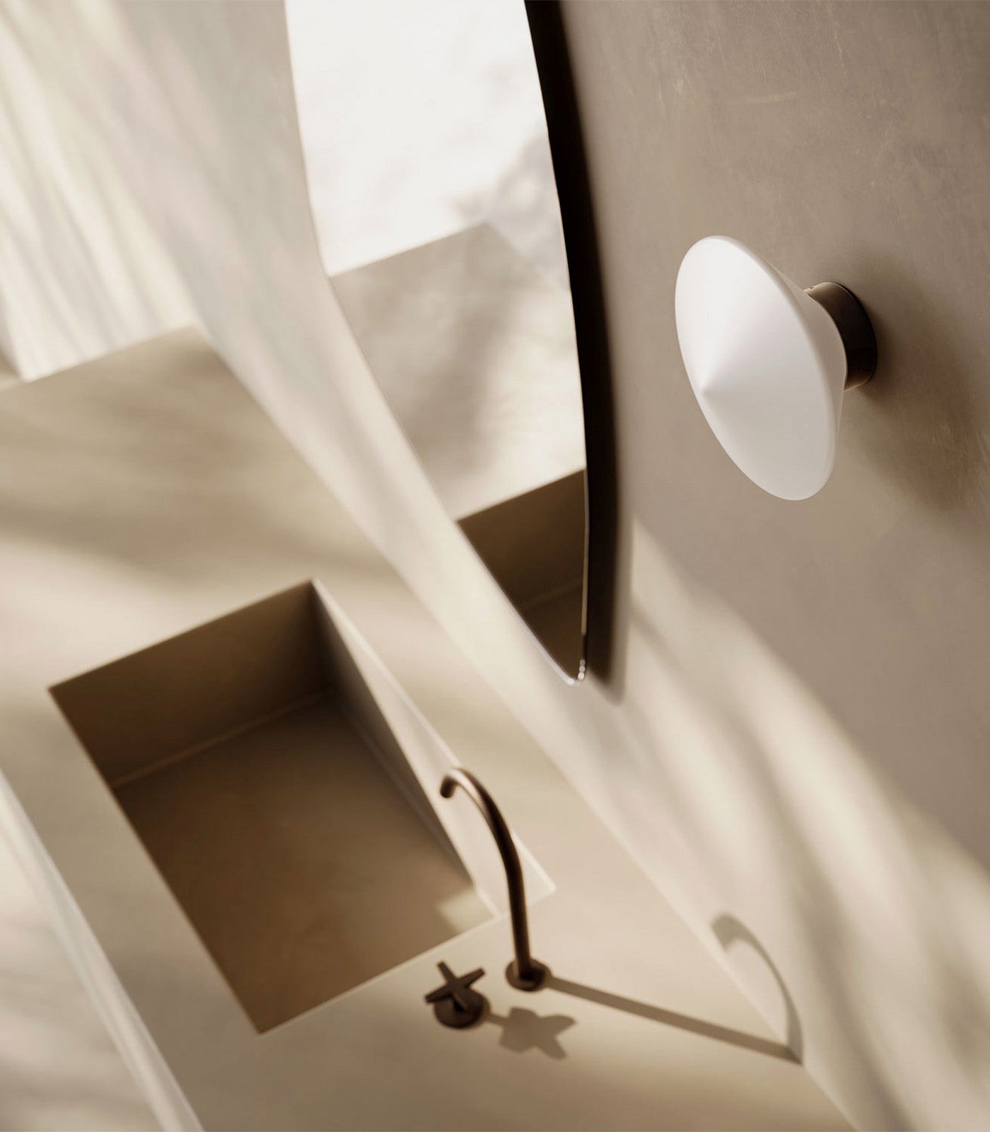 Foam Diamond Wall Light