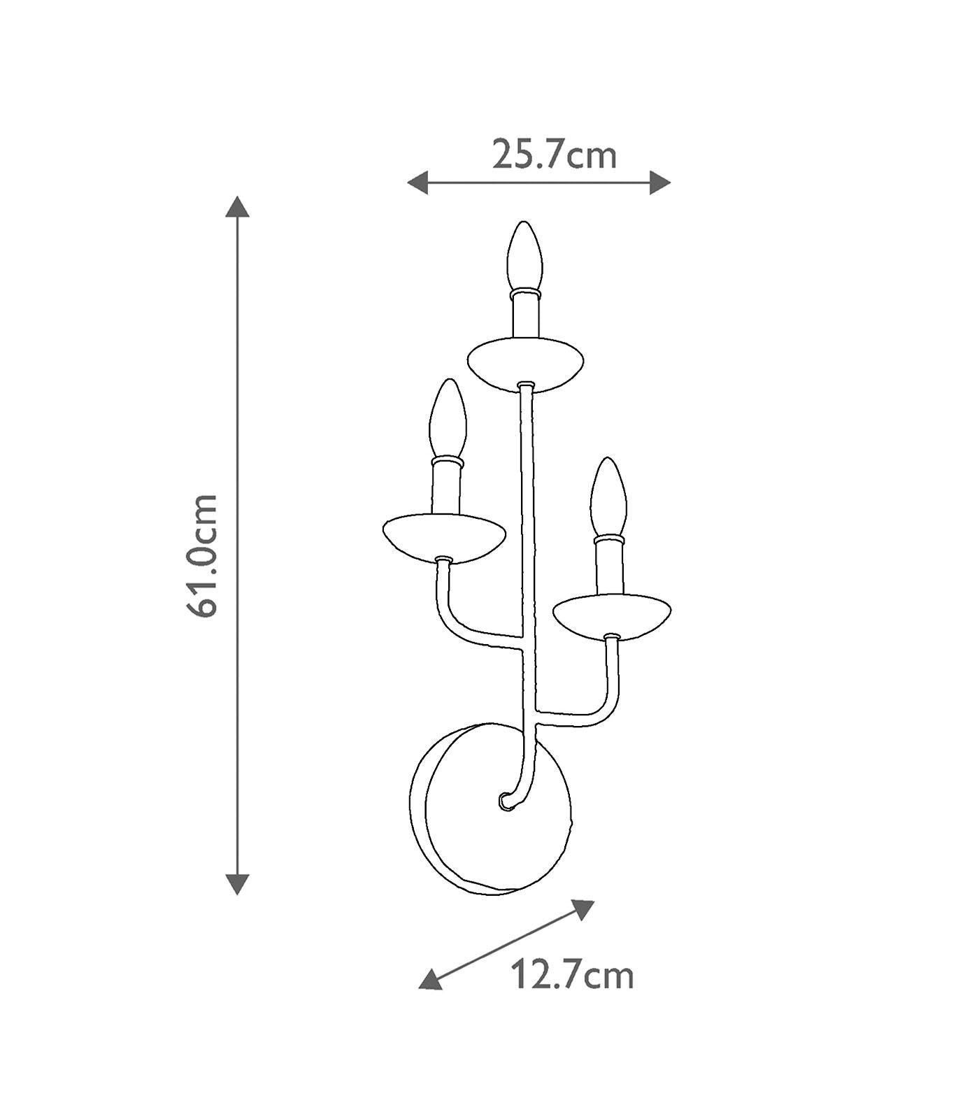 Annie 3lt Wall Light