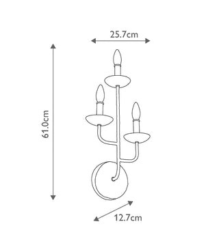 Annie 3lt Wall Light