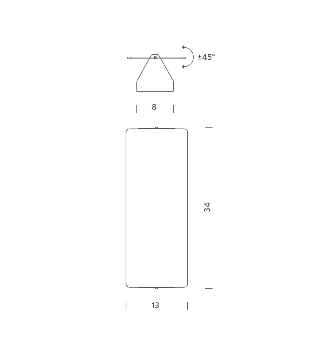 Applique à Volet Pivotant Wall Light