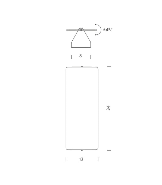 Applique à Volet Pivotant Wall Light