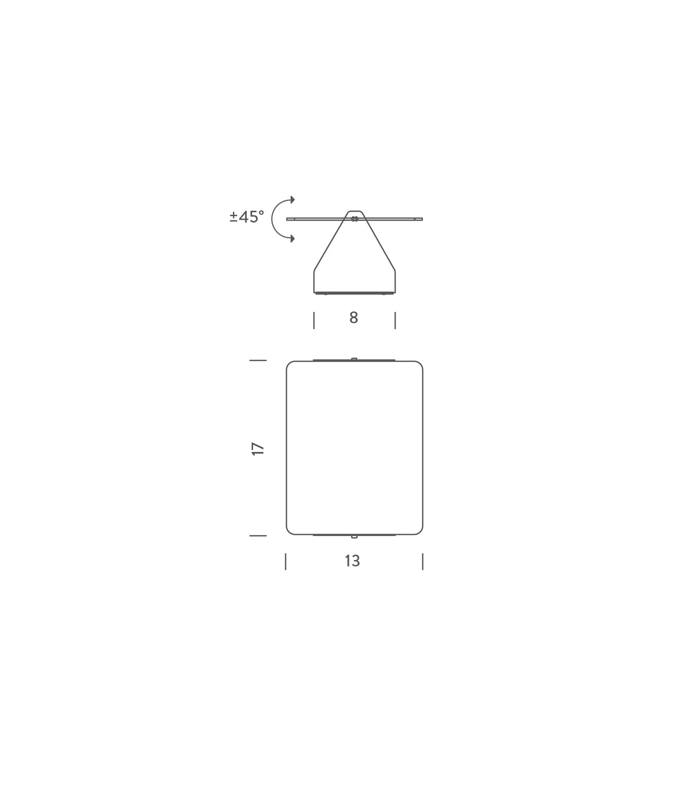 Applique à Volet Pivotant Wall Light