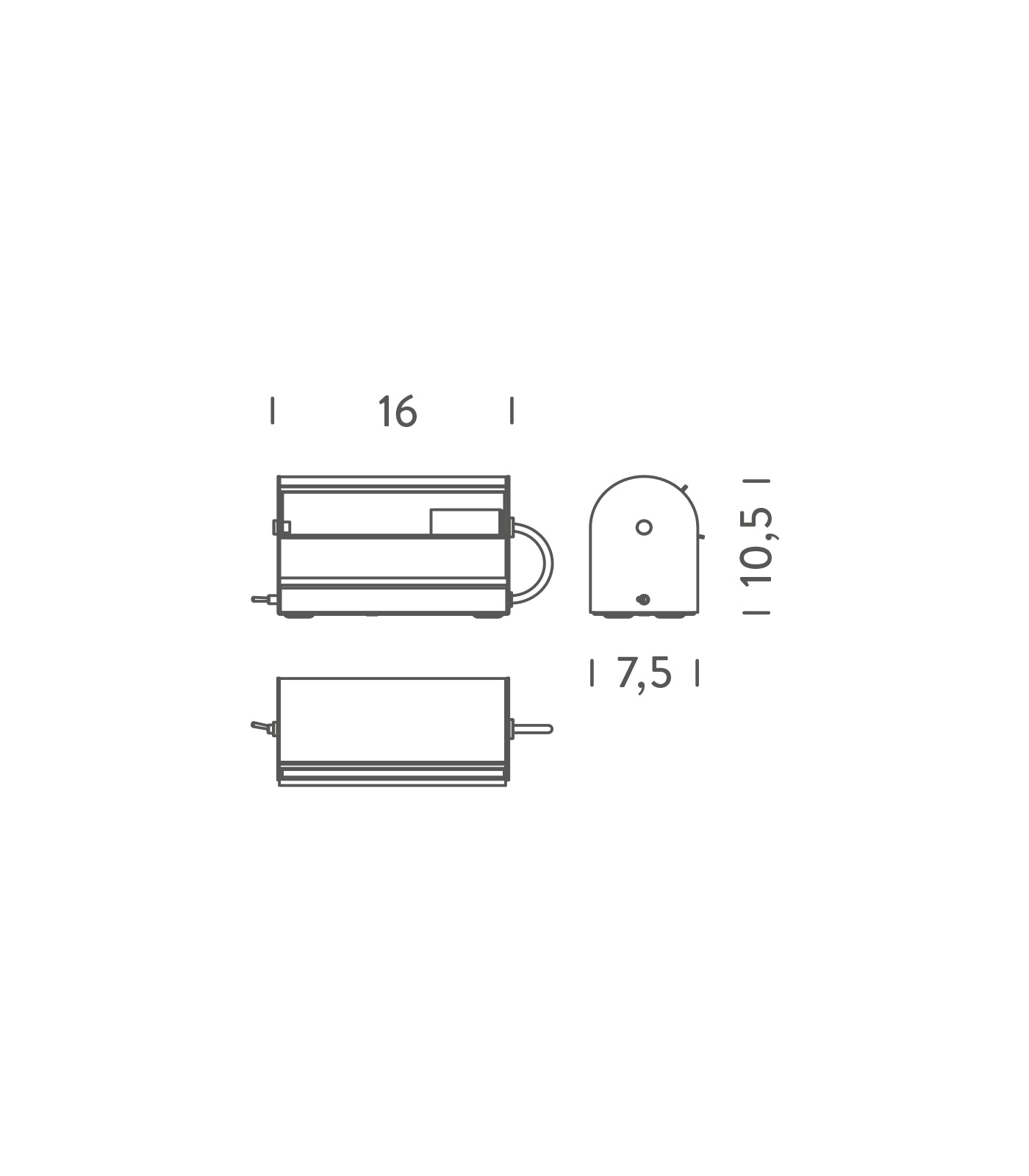 Applique Cylindrique Wall Light