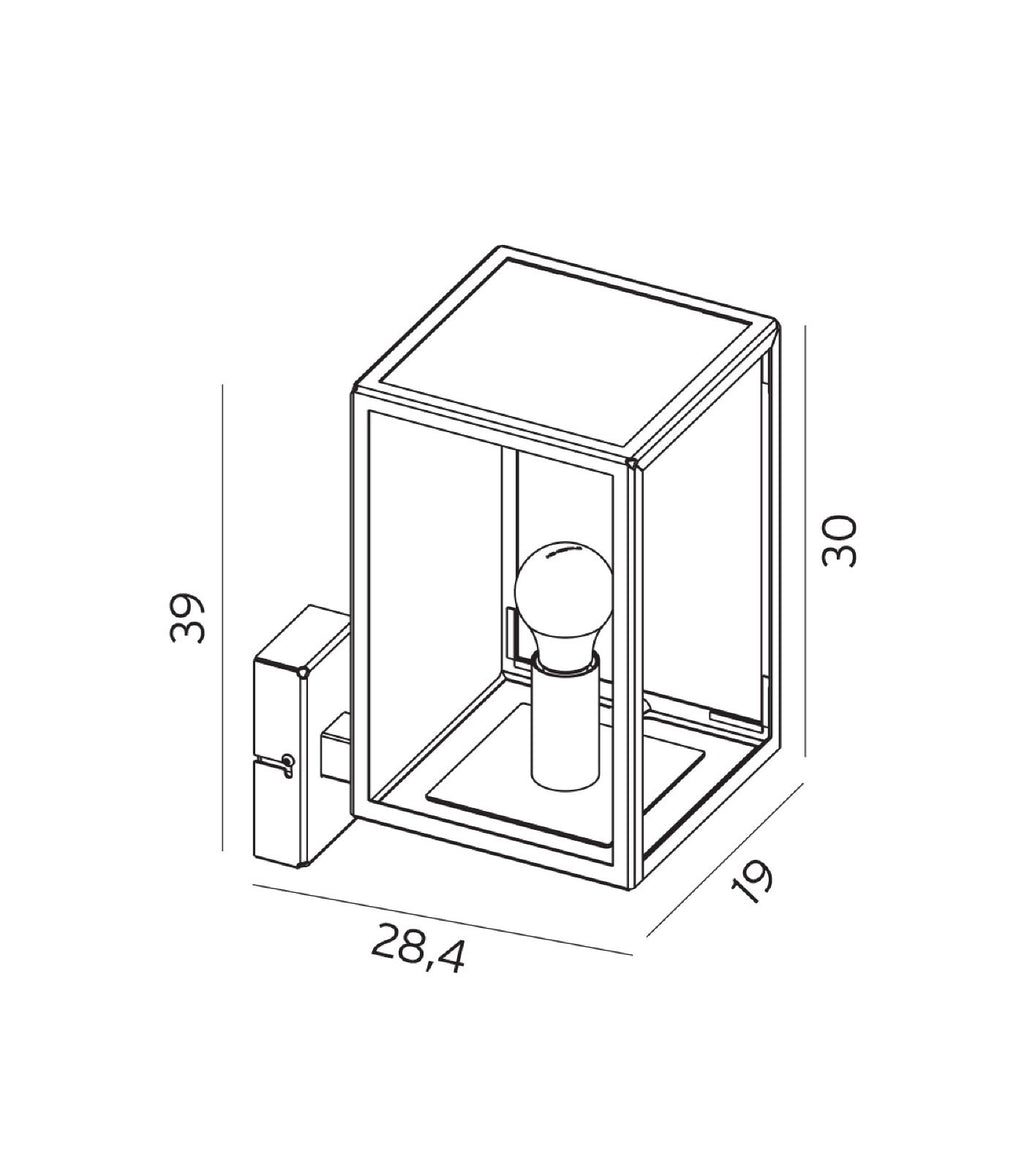 Lofoten Opal Arm Wall Light
