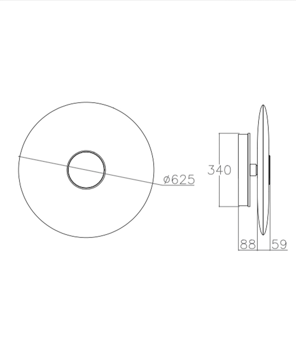 Large / Antique Brass - Additional Image