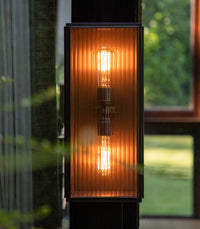 Birch Reeded Wall Light
