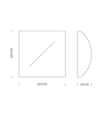 Saori Wall/Ceiling Light