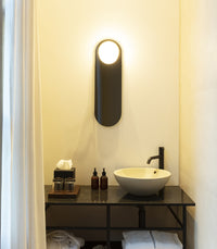 Circ Oval Mirror Wall Light