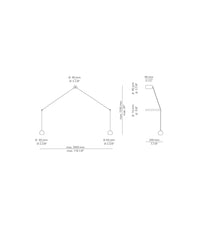 Compass 2lt Wall Light