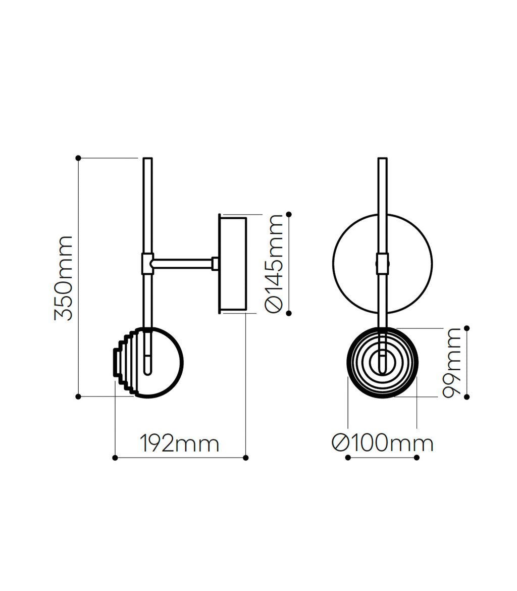 Brushed Gold / Large / Bright Star - Additional Image