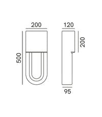 Dolmen Large Wall Light