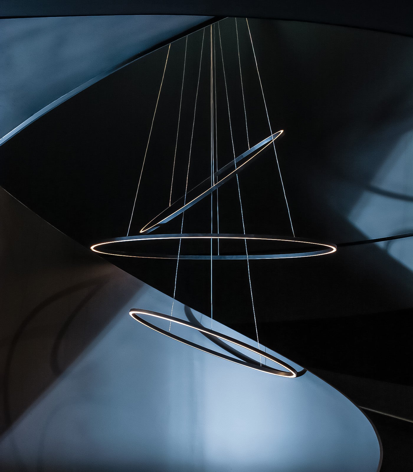 Ellisse Triple Pendant Light