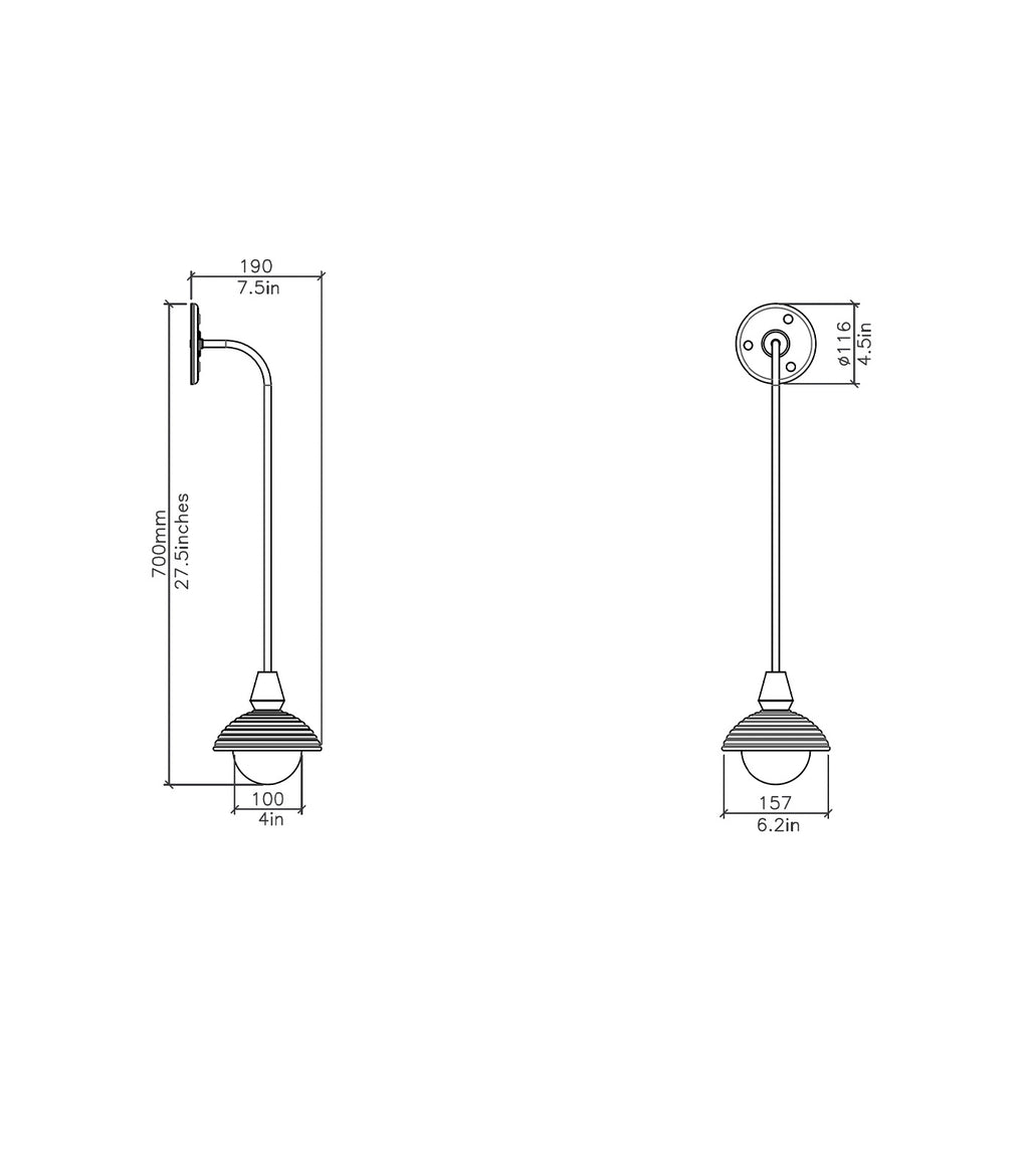 Short / Antique Brass - Additional Image