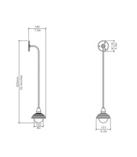 Long / Antique Brass - Additional Image