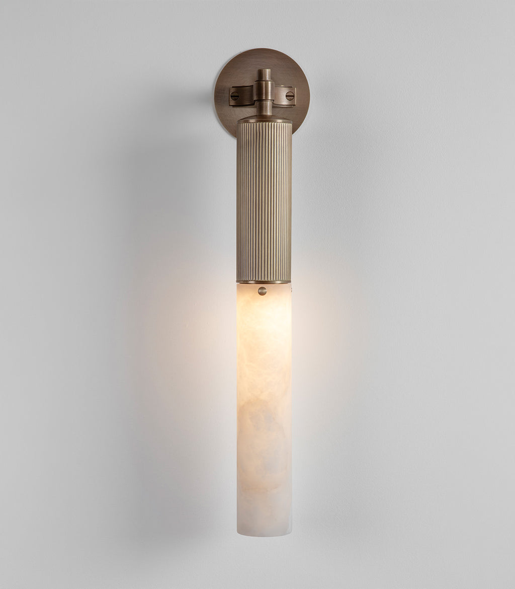 Flume Alabaster Wall Light