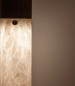 Flume Alabaster Wall Light