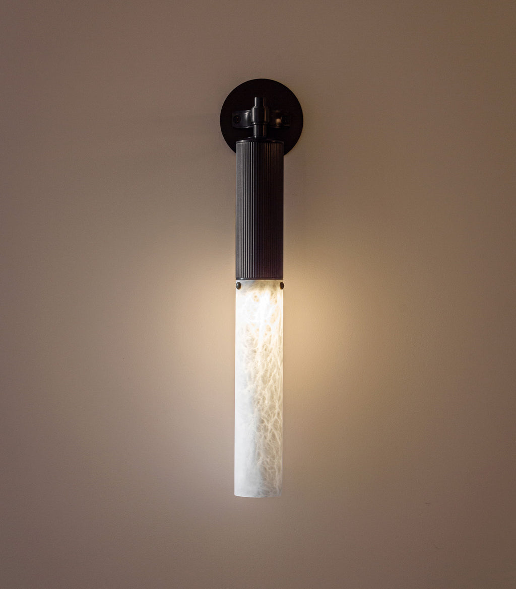 Flume Alabaster Wall Light