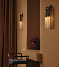Flume Alabaster Wall Light