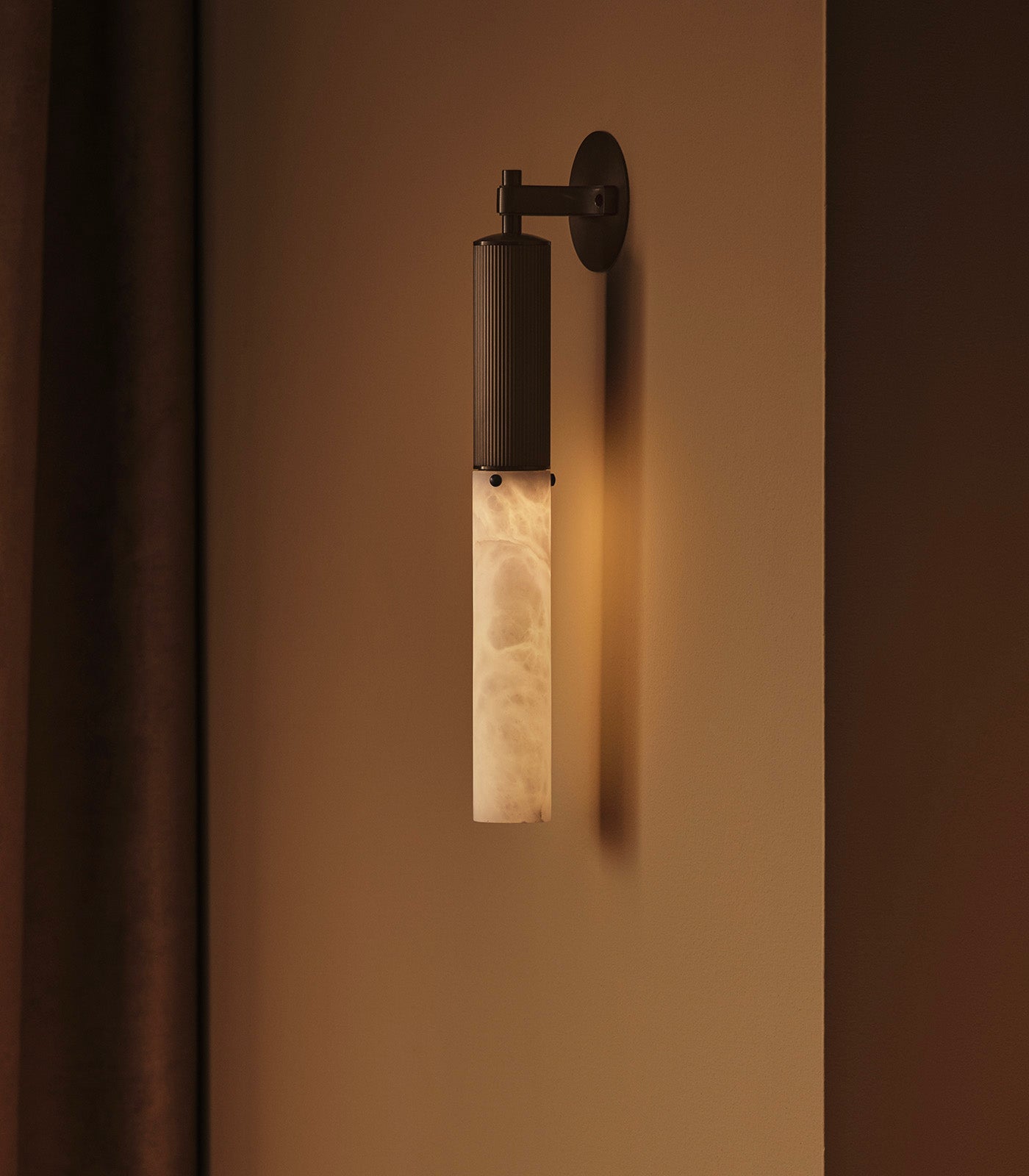 Flume Alabaster Wall Light