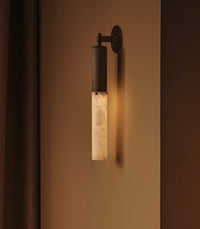 Flume Alabaster Wall Light
