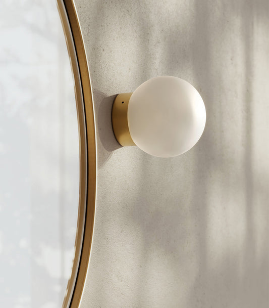 Foam Round Wall Light