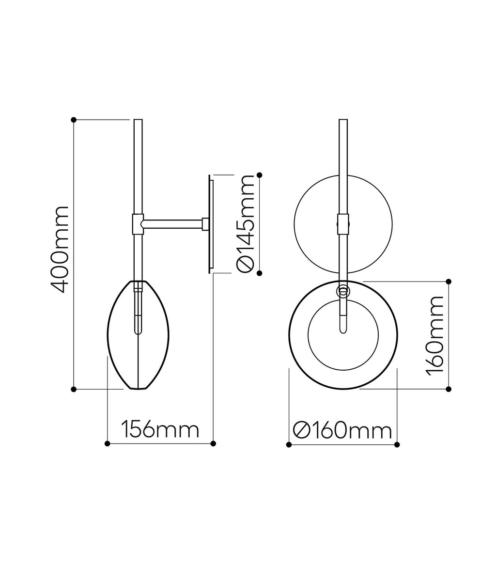 Brushed Gold / White - Additional Image