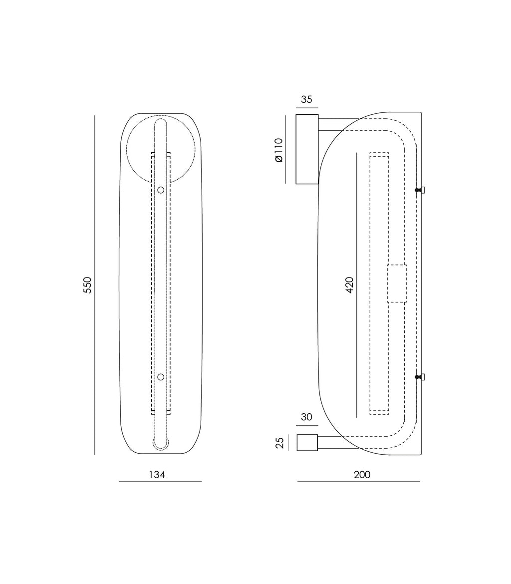 Lida Long Wall Light