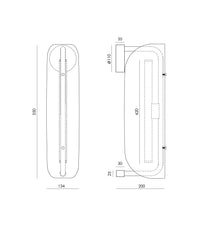 Lida Long Wall Light