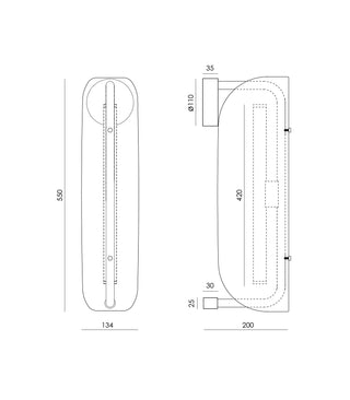 Lida Long Wall Light