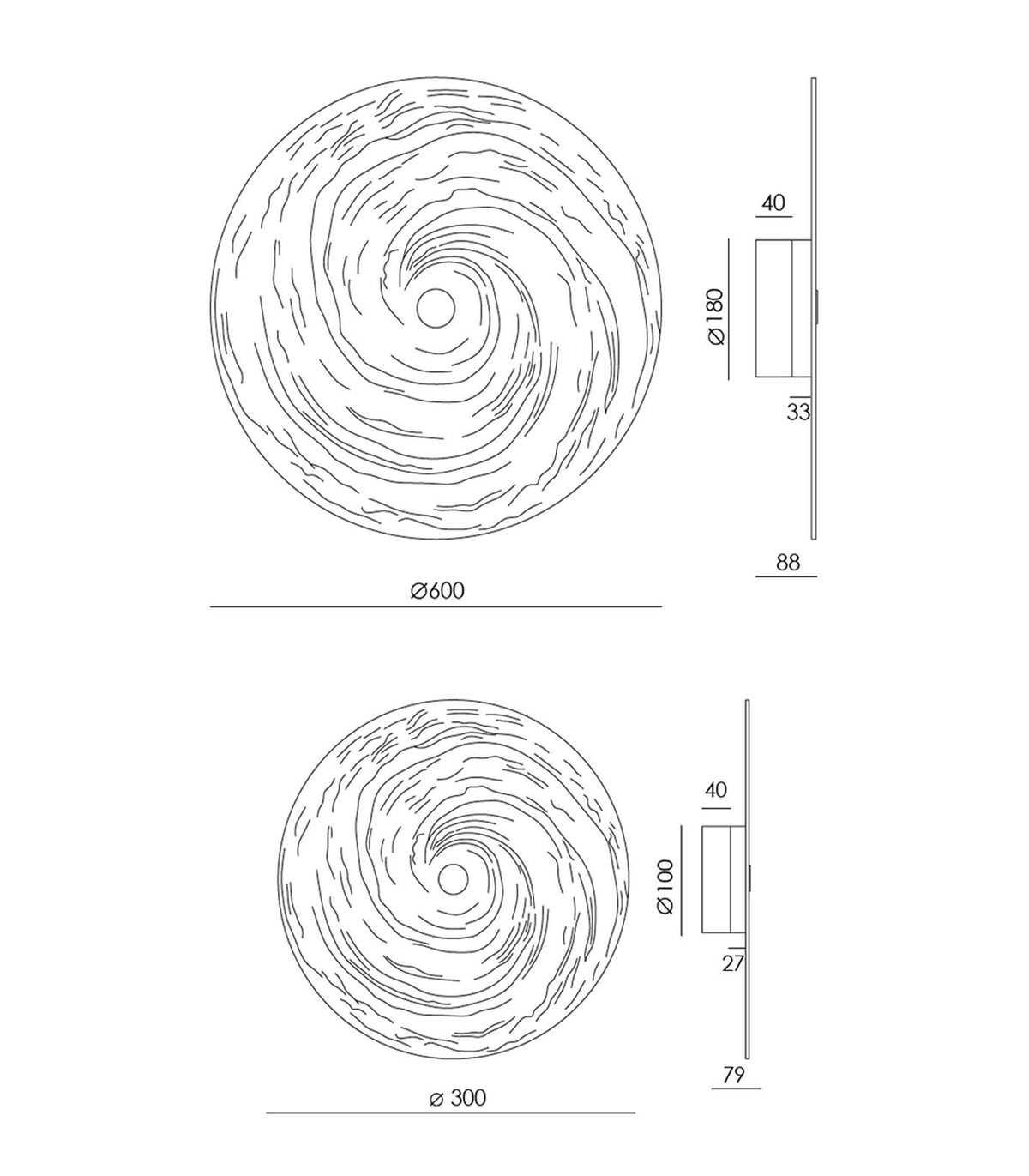 Lida Round Wall Light