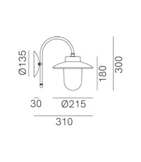 Calmaggiore Outdoor Wall Light