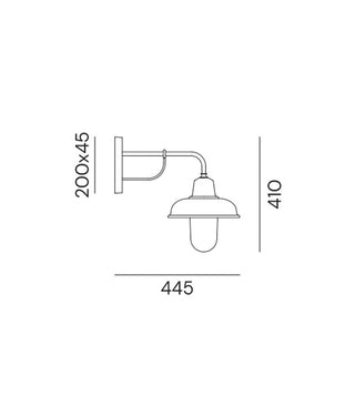 Contrada Outdoor Wall Light