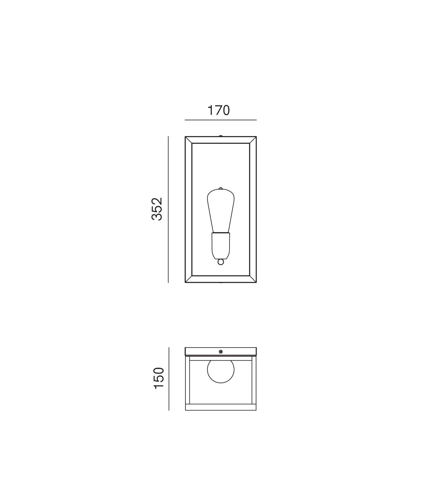 Quadro Wall Light