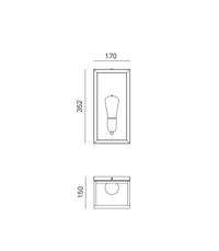 Quadro Wall Light