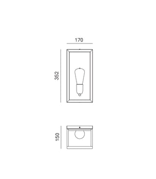 Quadro Wall Light