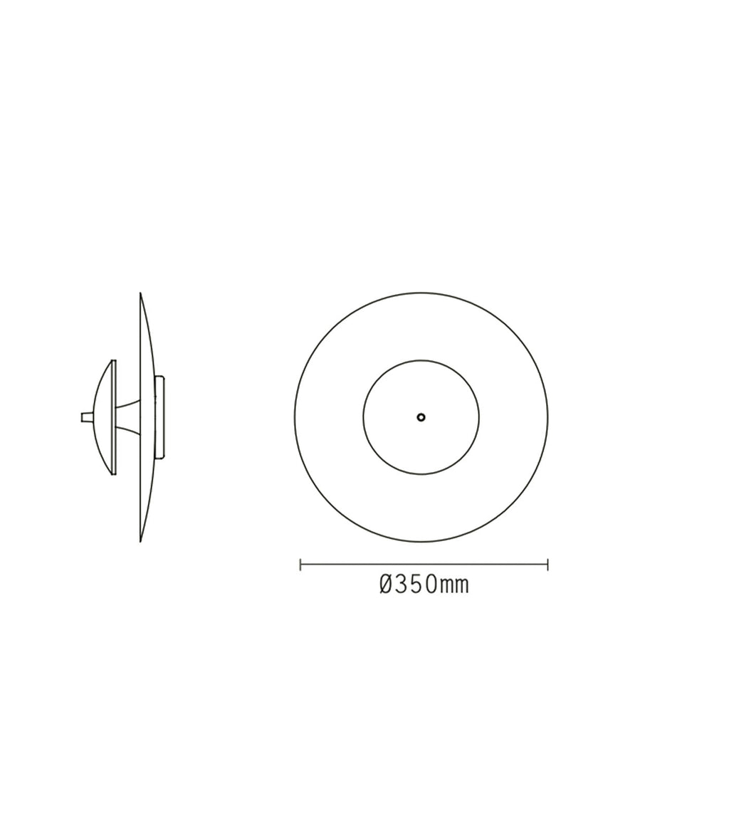 Small / Antique Brass / Black Marble - Additional Image