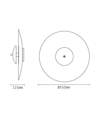 Medium / Bronze / Black Marble - Additional Image