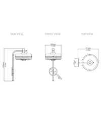 Brushed Brass/Satin Dove / Medium - Additional Image