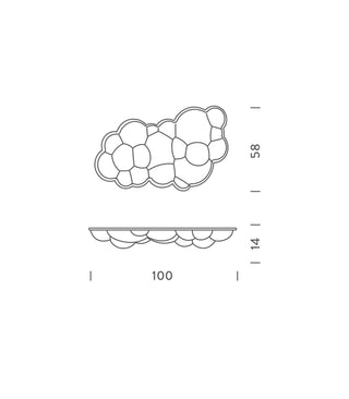 Nuvola Wall/Ceiling Light