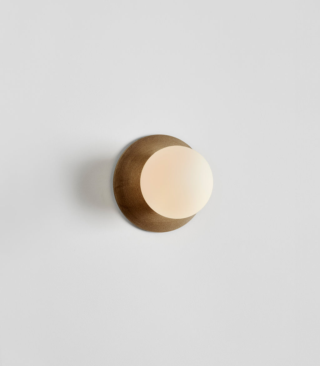 Orbit Brass Wall Light